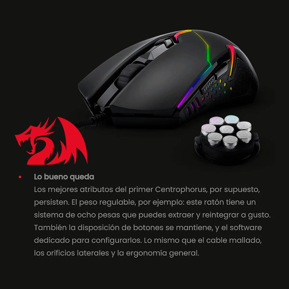 Combo Gamer Redragon Teclado Semi-mecánico K509 + Mouse M601
