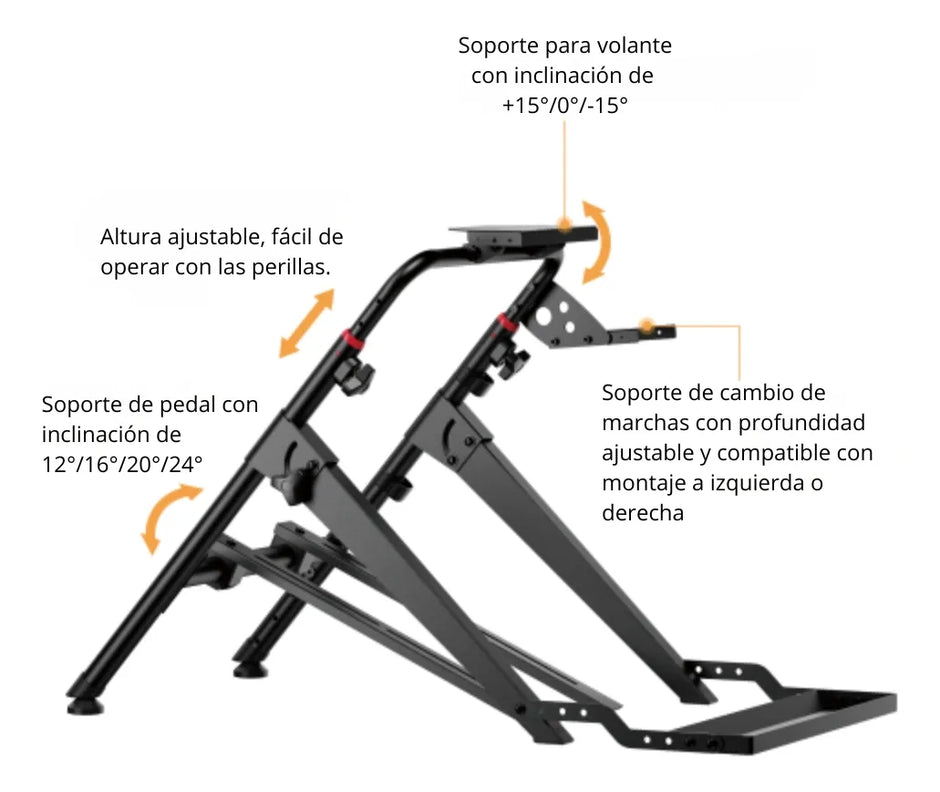 Racing Combo Timón Logitech G920 Xbox + Palanca + Soporte 5