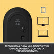 Mouse Bluetooth Logitech POP con Botón Emojis SilentTouch Multidispositivo - Blast