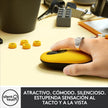 Mouse Bluetooth Logitech POP con Botón Emojis SilentTouch Multidispositivo - Blast