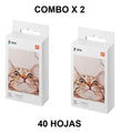Papel Fotográfico Xiaomi Mi Portable Photo Printer x 40 Hojas (2 Cajas)