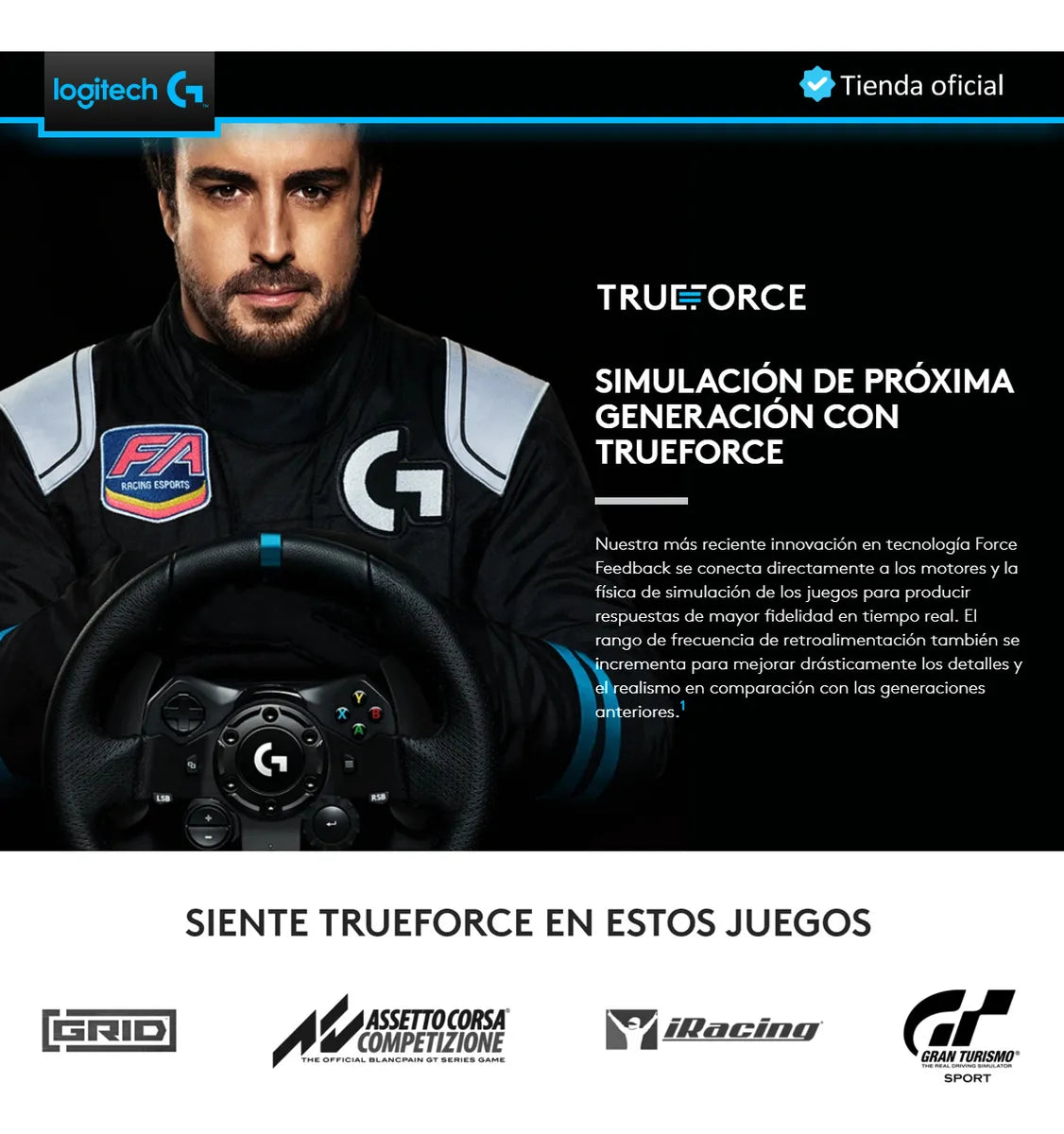 Racing Combo Timón Logitech G920 Xbox + Palanca + Soporte 5