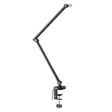 Soporte/Brazo Universal Slim Articulado para Micrófono TechGo SPMC-02 con Iluminación RGB