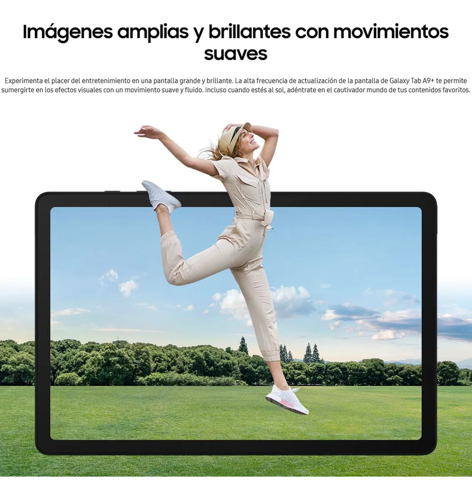Tablet Samsung Galaxy Tab A9+ Wi-Fi, Pantalla 11.0