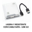 Caja Externa Transparente Disco Duro Y Ssd 2.5'' Usb 3.0/2.0