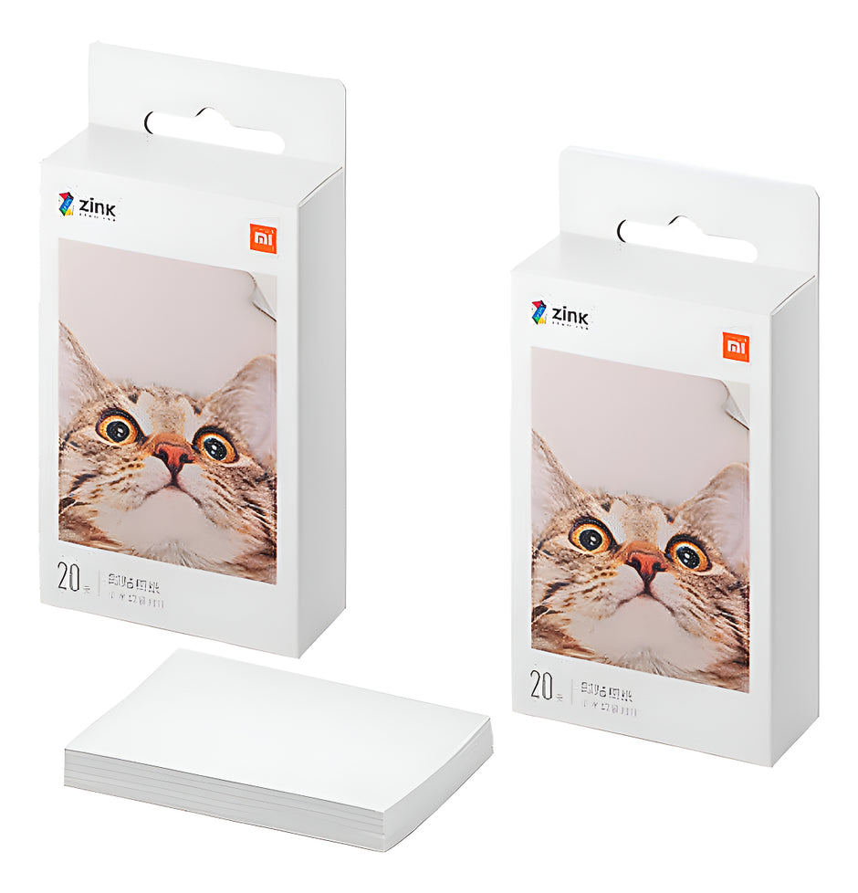 Papel Fotográfico Xiaomi Mi Portable Photo Printer x 40 Hojas (2 Cajas)