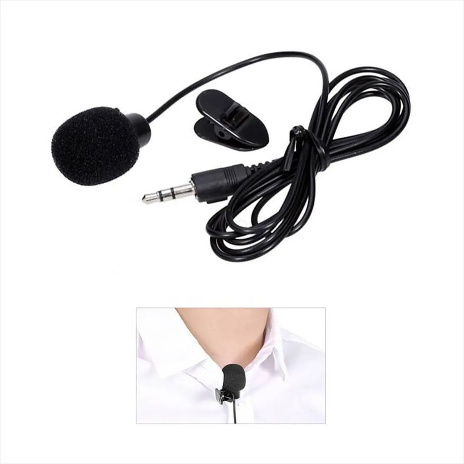 Micrófono De Solapa Anti-ruido Con Clip Para Pc Y Portátil