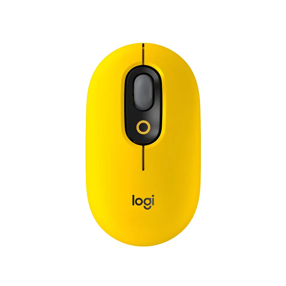 Mouse Bluetooth Logitech POP con Botón Emojis SilentTouch Multidispositivo - Blast