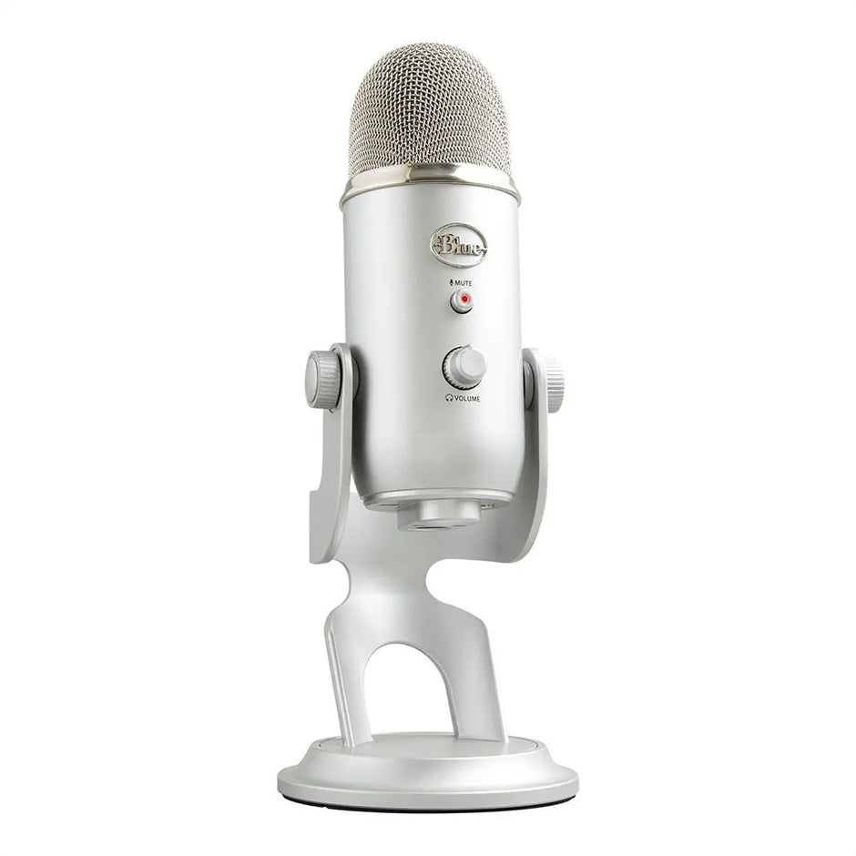 Micrófono Streaming Usb De Condensador Blue Yeti PC/Mac - Silver