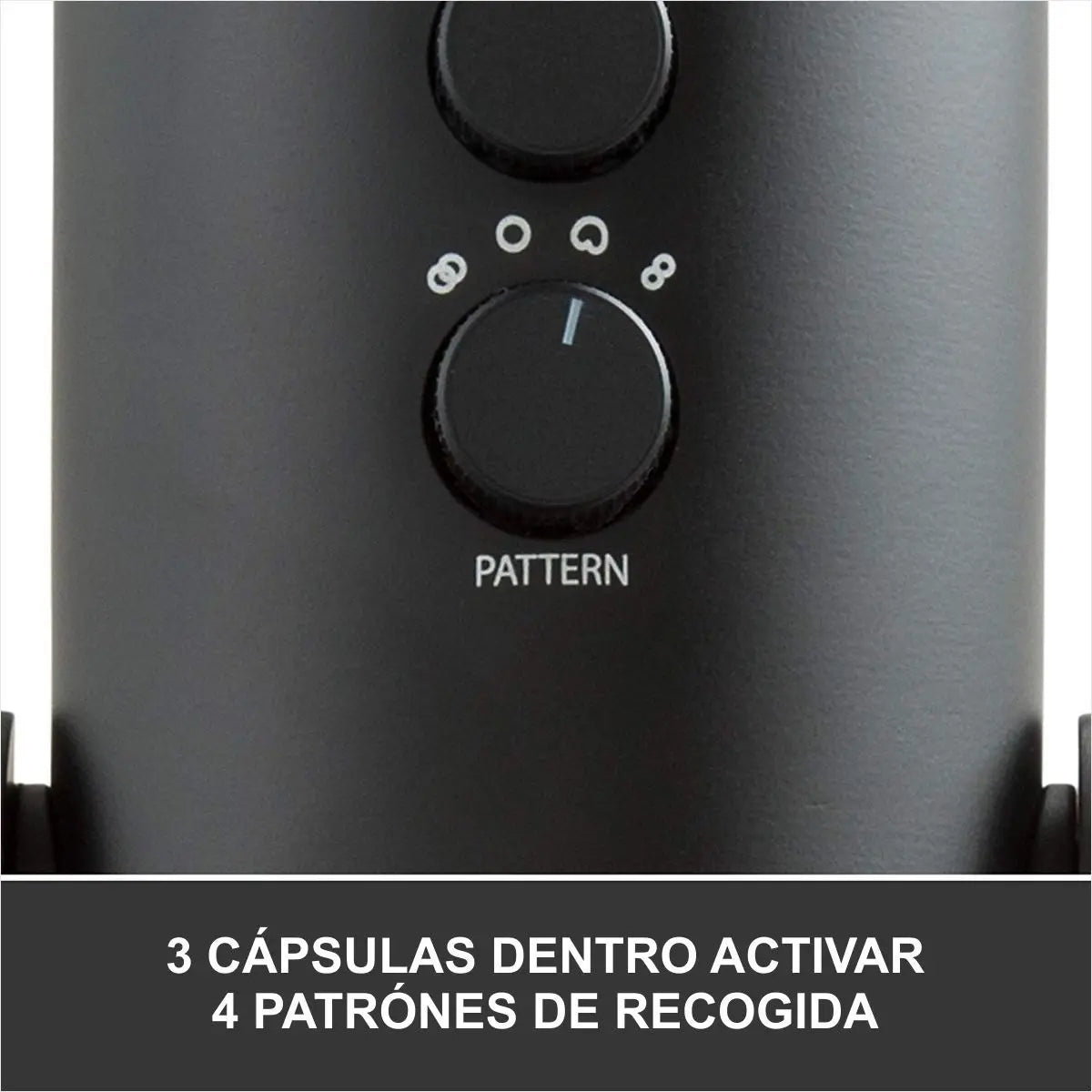 Micrófono Streaming Usb De Condensador Blue Yeti PC/Mac - Negro