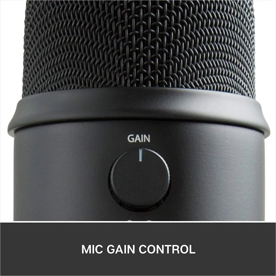 Micrófono Streaming Usb De Condensador Blue Yeti PC/Mac - Negro