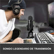 Micrófono Streaming Usb De Condensador Blue Yeti PC/Mac - Negro
