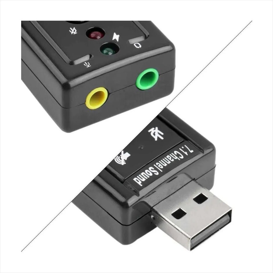 Tarjeta De Sonido Externa Usb · Sonido 7.1 Virtual, 3d Sound
