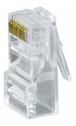 Conector De Red Terminal Rj45 Cat 6 / Bolsa X 100 Unidades