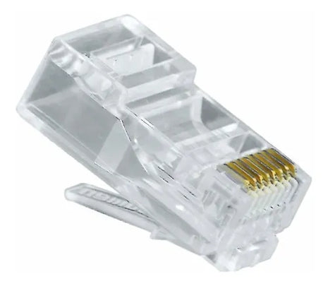 Conector De Red Terminal Rj45 Cat 6 / Bolsa X 100 Unidades