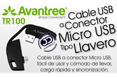 Cable Llavero Usb A Micro Usb Samsung LG Htc, Avantree Tr100