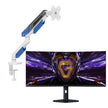 Combo Monitor Gamer Curvo Xiaomi G34WQi 34 Pulgadas WQHD 180 Hz 1 ms + Brazo TECHGO SPMG-1101 Blanco/Azul