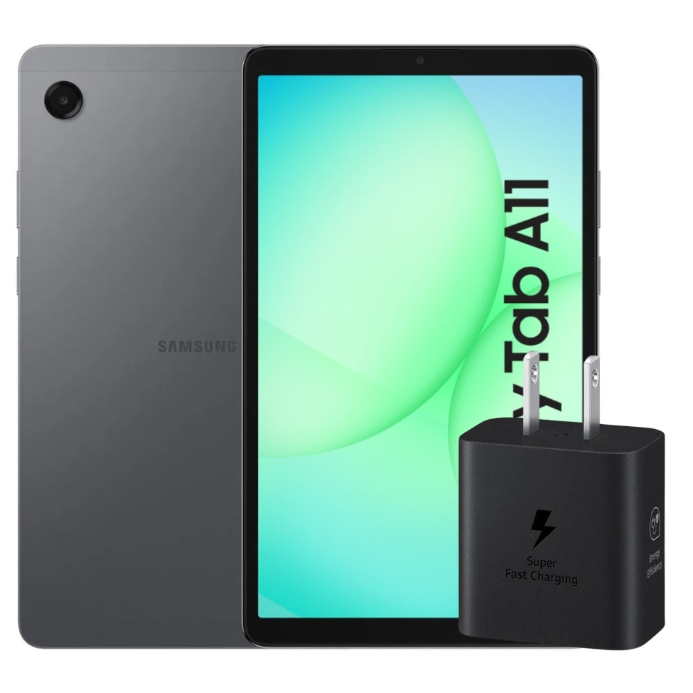 Tablet Samsung Galaxy Tab A11 Wi-Fi Pantalla 8.7” 128GB/8GB + Cargador Samsung 25W Carga Rápida USB-C