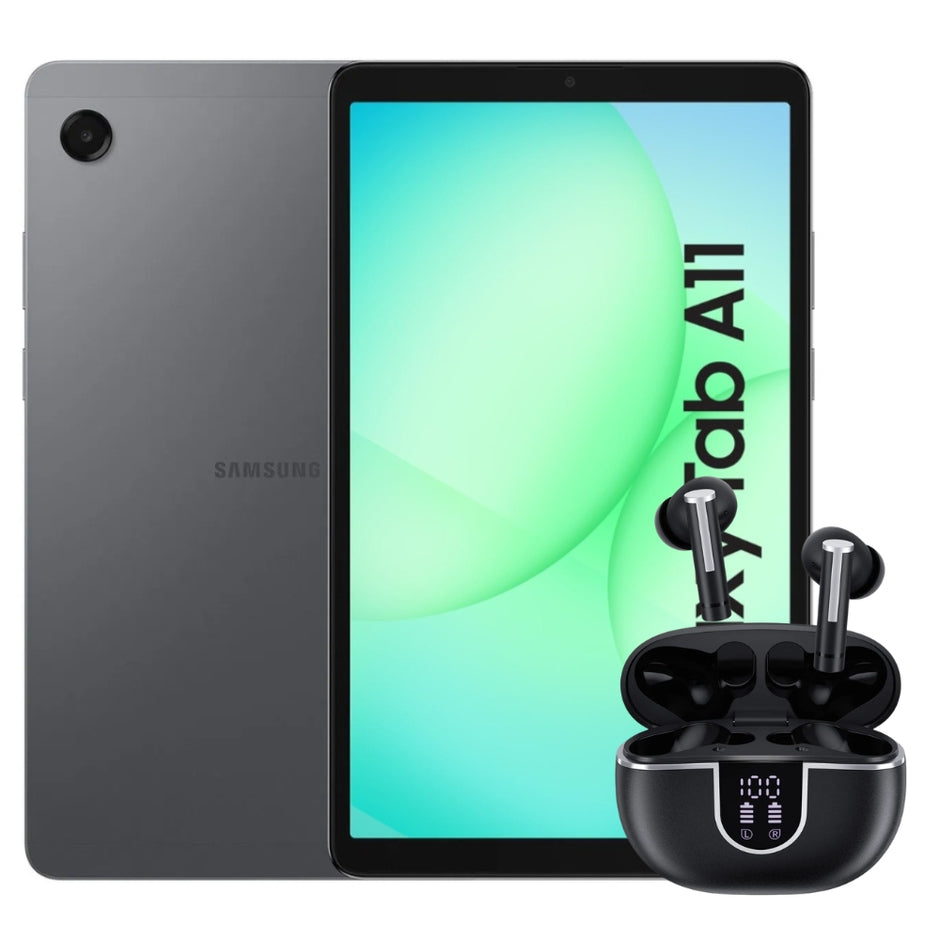 Tablet Samsung Galaxy Tab A11 Wi-Fi Pantalla 8.7” 128GB/8GB + Audífonos Inalámbricos X-KIM Xbeats X29 Bt 5.3 IPX5
