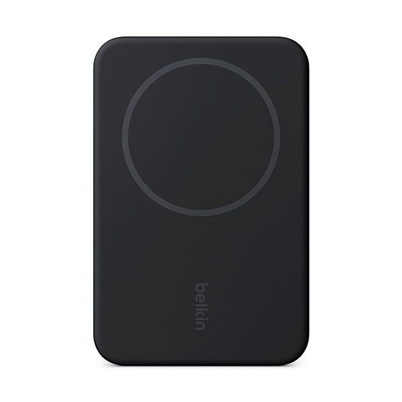 Batería Portátil Power Bank Belkin BoostCharge Pro 5000mAh MagSafe Qi2 Carga Rápida 15W y Stand - Negro