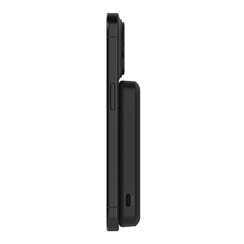 Batería Portátil Power Bank Belkin BoostCharge Pro 5000mAh MagSafe Qi2 Carga Rápida 15W y Stand - Negro