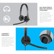 Diadema Logitech Usb Headset Stereo H570e, Lync Cisco Skype