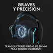 Logitech G935, Diadema Gamer Inalámbrica 7.1 / Rgb Lightsync