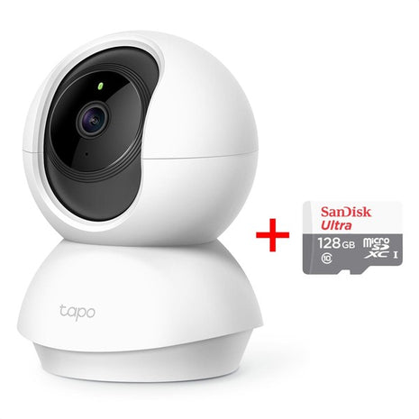 Cámara Wifi Robótica 360° Tp-link Tapo C200c, 1080p Ai Audio + MicroSD 128GB