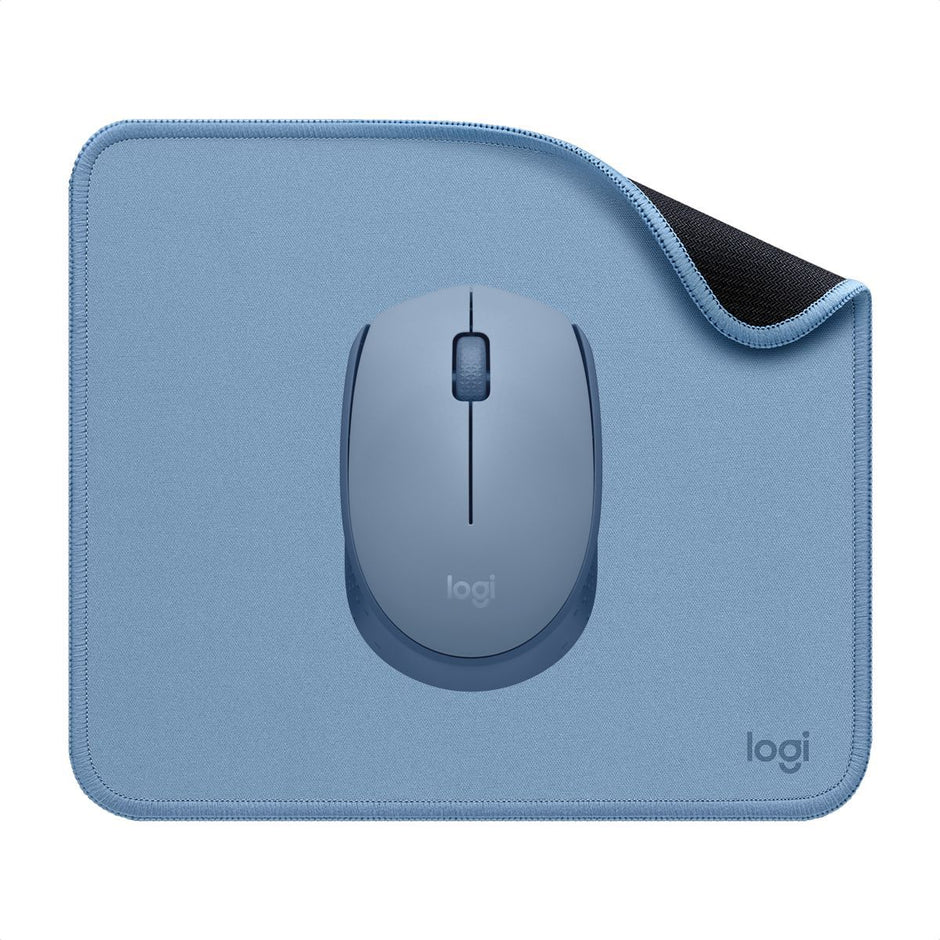 Combo Mouse Inalámbrico Logitech M170 + Mouse Pad Studio Series - Gris Azulado