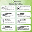 Parlante Klip Xtreme BoomFire Pro KLS-662 Bluetooth 3000W con Ruedas y Micrófono Inalámbrico