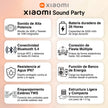 Parlante Bluetooth Xiaomi Sound Party Impermeable IP67 con Sonido Potente 50W y Diseño Elegante