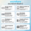 Parlante Bluetooth Soundcore Boom 2 Protección IPX7 Sonido 2.1 80W RMS Batería 24h PowerBank Luces LED