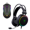 Combo Gamer T-Dagger Diadema Sona 7.1 Virtual RGB + Mouse Darkangel Lite 10000 DPI 8 Botones