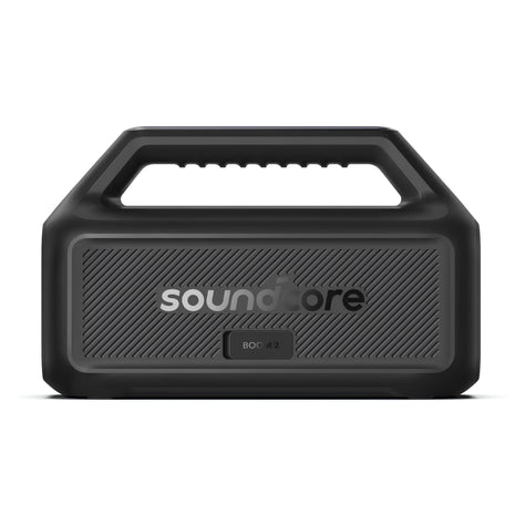 Parlante Bluetooth Soundcore Boom 2 Protección IPX7 Sonido 2.1 80W RMS Batería 24h PowerBank Luces LED