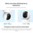 Cámara WiFi TP-Link Tapo C200 360° Full HD 1080p Visión Nocturna Audio Bidireccional Monitor Bebé Alexa + Micro SD 256GB