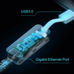 Tarjeta De Usb 3.0 A Rj45 Red Lan Gigabit, Tp-link Ue300