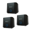 Pack x3 Router Nexxt Bolt Ac1200, Wi-fi 5, Tecnología Mesh, Compatible Google Home / Alexa / Siri, Negro