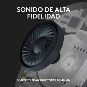 Logitech Diadema Gamer G435 Inalámbrica + Mouse Gamer G305