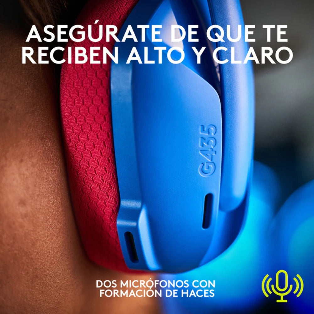 Logitech Diadema Gamer G435 Inalámbrica + Mouse Gamer G305
