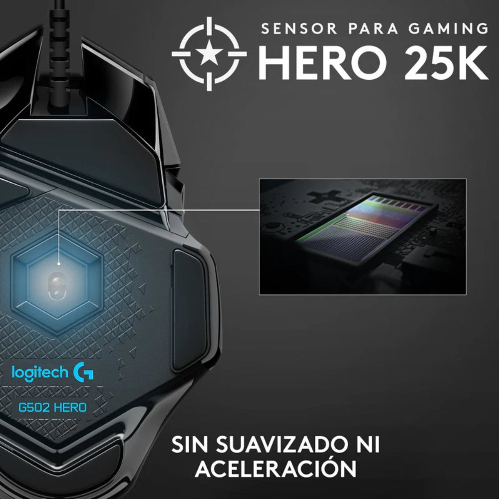 Combo Gamer Logitech G Teclado G413 Se Tkl + Mouse G502 Hero