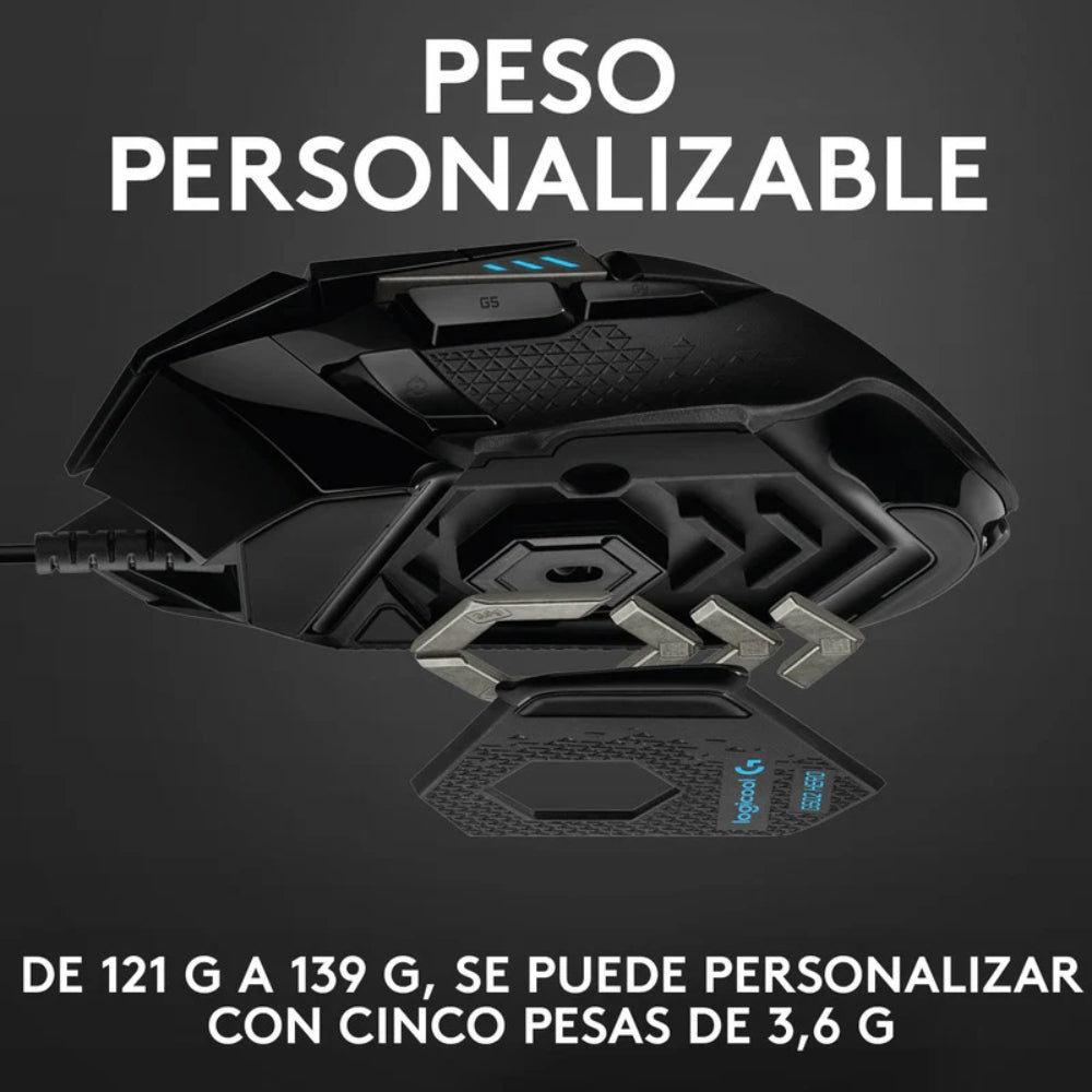 Combo Gamer Logitech Teclado Mecánico G513 + Mouse G502 Hero