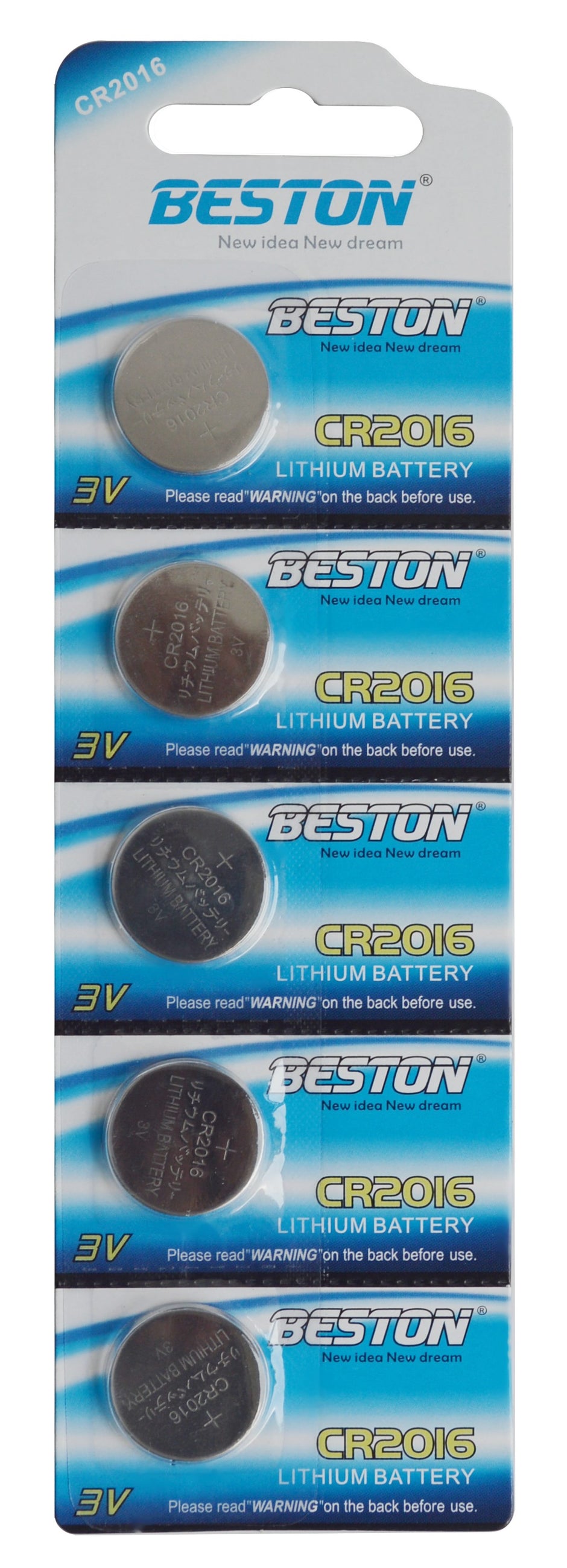 Pila De Litio 3v Beston Cr2025 · Pack X 5 Unidades