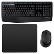 Combo Inalámbrico Logitech Mk345 + Pad Mouse Small (25x21cm)