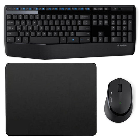 Combo Inalámbrico Logitech Mk345 + Pad Mouse Small (25x21cm)