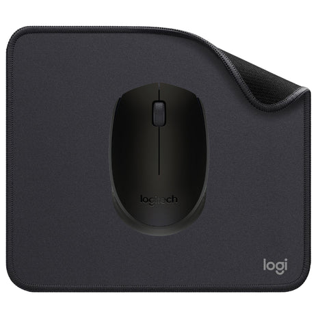 Mouse Inalámbrico Logitech M170 + Pad Studio Series, Negro