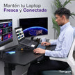 Base Refrigerante Targus AWE81US Reclinable con 4 Puertos USB para Laptop con Ventilación Activa